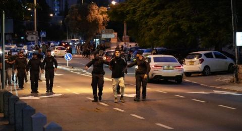 مظاهرة في حيفا ضد الحرب على غزة واعتقال ثمانية مشاركين