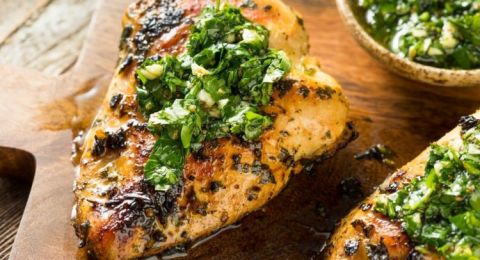 دجاج مشوي بالكزبرة والليمون للرجيم