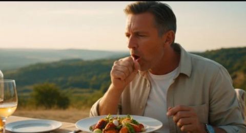 خبيرة تغذية تحذر: السعال بعد الأكل قد يكون مؤشراً مبكراً لمرض خطير