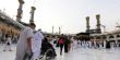 الحجاج يتوافدون إلى المسجد الحرام لأداء طواف الوداع