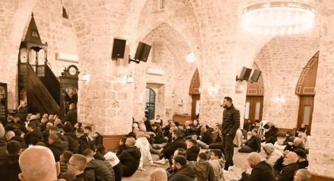 أمسية دينيّة بمناسبة ذكرى الإسراء والمعراج في مسجد الجرينة في حيفا