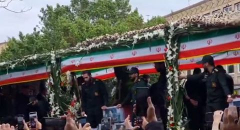 انطلاق مراسم تشييع الرئيس الإيراني ومرافقيه في تبريز