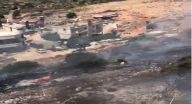 دير حنا: حريق هائل في منطقة وعرة يمتد تجاه المنازل