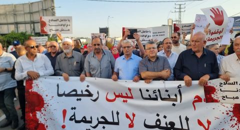 كفرياسيف تنتفض ضد الجريمة: الآلاف يرفعون صرخة الغضب في وجه التقاعس الرسمي