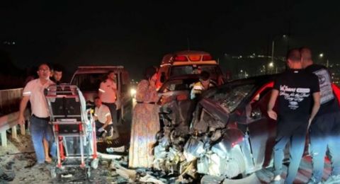 إصابتان خطيرتان في حادث سير قرب بلدة أبطن