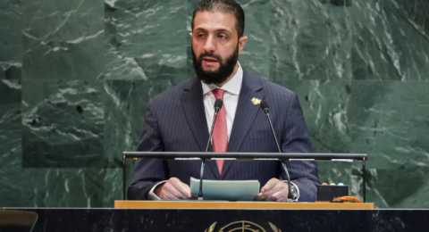 الشرع (الجولاني) يعلن التزام سوريا بالحوار الدبلوماسي مع إسرائيل في خطابه أمام الأمم المتحدة