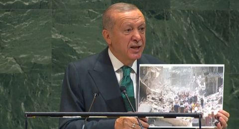 أردوغان من على منصة الأمم المتحدة: ما يحدث في غزة إبادة جماعية وعلى الدول الاعتراف بفلسطين
