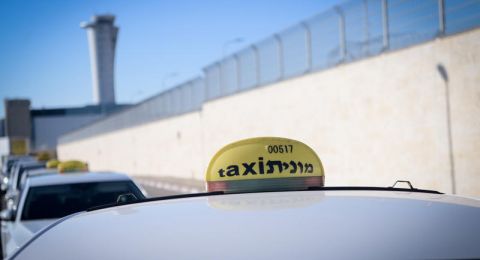 سائقو سيارات الأجرة يهددون بإضراب في مطار بن غوريون بسبب دخول 