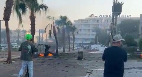 سقوط مسيّرة في إيلات: 22 مصابًا بينهم حالتان خطيرتان