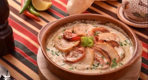 صينية كفتة بالطحينة والبطاطا