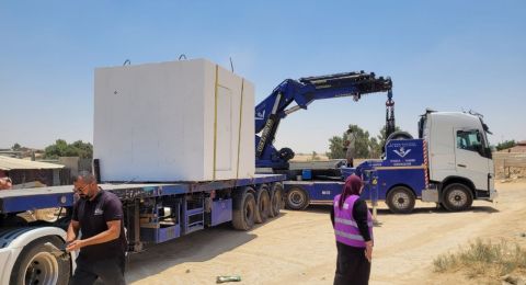 نصب عرفتين آمنتين في قريتي خربة الوطن وأم رتام ضمن حملة 