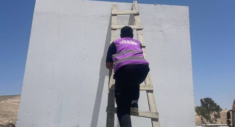 نقف معًا مستمر في حملة توفير الملاجئ للقرى غير المعترف بها واليوم وصلت الملاجئ لـ4 قرى