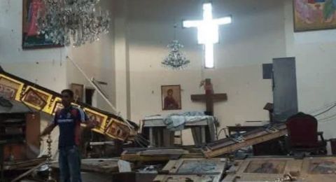 انفجار داخل كنيسة مار إلياس في دمشق: 15 قتيلا واصابات