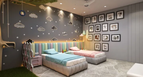 اللون الأزرق يناسب كثيري الحركة.. تصميم غرف نوم الأطفال يؤثر على نفسيتهم