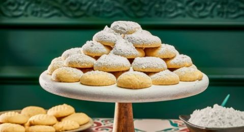 طريقة عمل كعك العيد بحشوة العسل