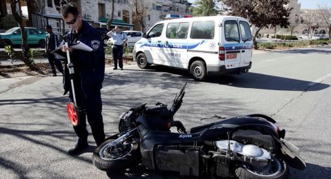 اصابة خطيرة لسائق دراجة نارية قرب اشكلون