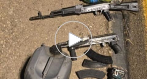 احباط محاولة تنفيذ جريمة خطيرة في مركز البلاد واعتقال مشتبهًا مسلحًا من ام الفحم