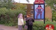 Sexy Lingerie Nun Poster