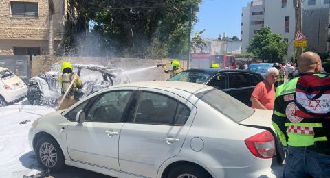 انفجار سيارة في يافا..إصابة خطيرة لشاب (24 عامًا)