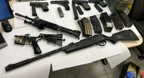 الشرطة الإسرائيلية تعلن ضبط أسلحة وذخائر في النقب