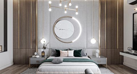 نماذج من ديكورات الأسقف في غرف النوم الرومانسية