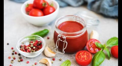 صلصة الطماطم المنزلية