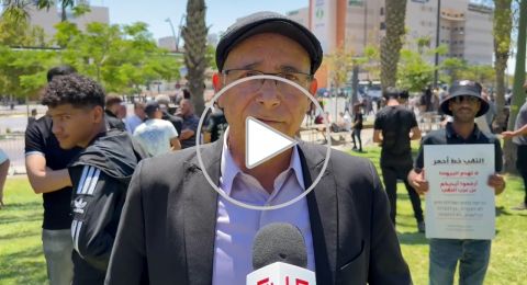 طلب الصانع في مظاهرة النقب: حقنا بالقرى حق تاريخي