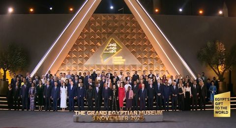 قادة العالم يشاركون في لحظة رمزية بافتتاح المتحف المصري الكبير