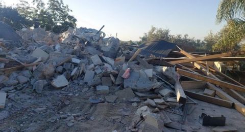 هدم منزلين في الكعبية بالجليل رغم سكن العائلات فيهما لعقود