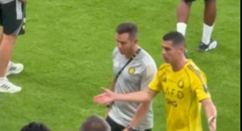 رونالدو يغادر الملعب غاضبا بعد إقصاء نادي النصر من كأس ملك السعودية