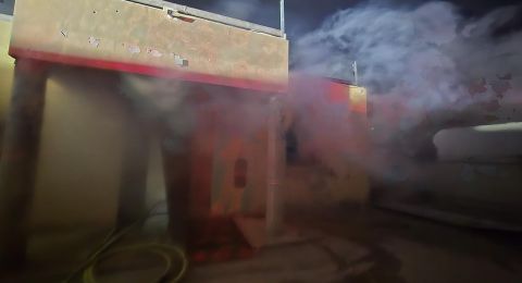 النقب: حريق في مبنى سكني في الكسيفة  دون وقوع إصابات