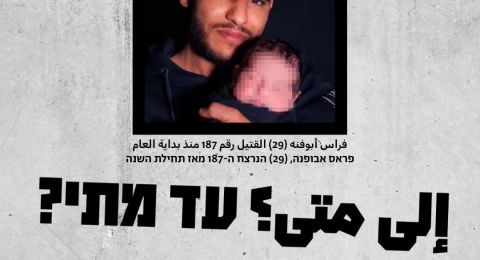 كفر قرع: وقفة احتجاجية الاثنين في أعقاب جريمة قتل فراس أبو فنة| 