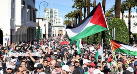 في المغرب: عشرات المظاهرات تضامناً مع غزة