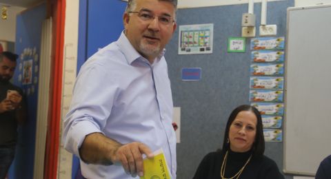 النائب د. يوسف جبارين يدلي بصوته ويدعو لإنتخابات ديموقراطيّة وحضاريّة