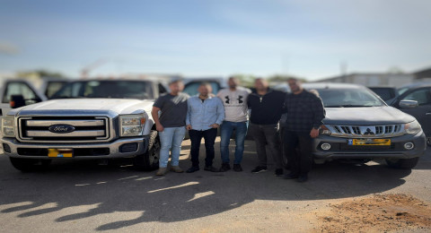 ضبط مركبتين مصفحتين خلال حملة ضد الجريمة في المجتمع العربي