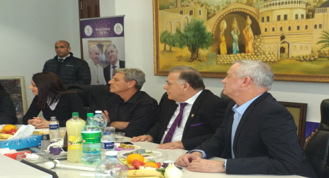 غانتس وبن باراك يزورون بلدية الناصرة ولقاء هام مع سلّام وقيادات البلدية