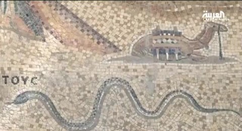أكبر فسيفساء في العالم موجودة في فلسطين أكبر فسيفساء في العالم موجودة في فلسطين