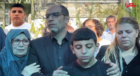 زملاء الطالب المغدور نبيل صفية يخرجون في مسيرة غاضبة ضد الجريمة في كفر ياسيف