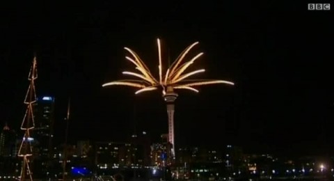 نيوزلاندا تحتفل بدخول عام 2013 نيوزلاندا تحتفل بدخول عام 2013